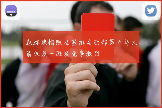 森林狼惜败活塞排名西部第六与火箭仅差一胜场竞争激烈